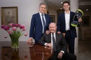 Dr Tom Cross (on the left)